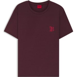 Pyjamashirt van stretchjersey met logo-artwork