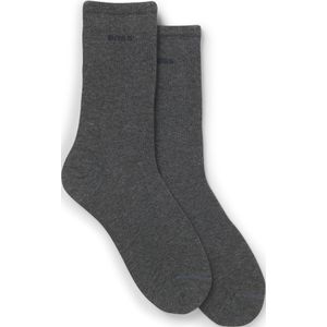 Set van twee paar sokken in standaardlengte met logo’s