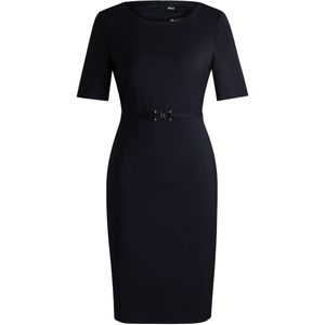 BOSS - Jerseyjurk - Scheerwol - Metalen Details op de Riem