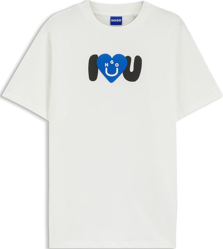 HUGO - Vintage 5 10258021 01 - T-shirt - Katoen - Dames - Korte Mouwen