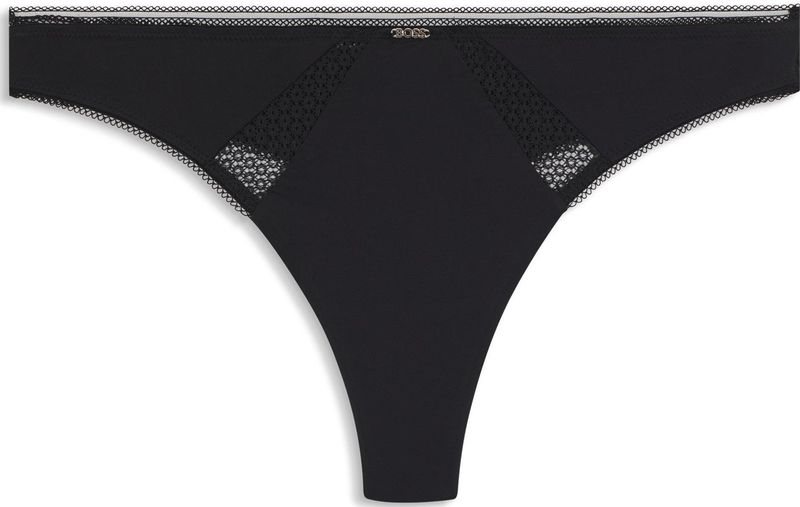 BOSS Womenswear - String - Microvezelstof - Met Kanten Inzetstukken