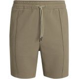 HUGO - Ravis - Sweatshort - Zwart - Materiaalmix met Viscosegehalte