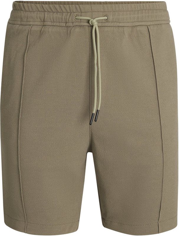 HUGO - Ravis - Sweatshort - Zwart - Materiaalmix met Viscosegehalte