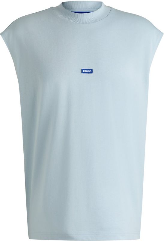 Hugo - Navertz 01 - Mouwloos T-shirt - Blauw