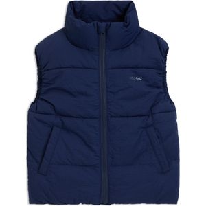 Gewatteerde bodywarmer voor kinderen met logoprint