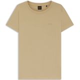 BOSS - T-shirt - Zwart - Katoen - Slim-Fit