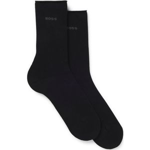 Set van twee paar sokken in standaardlengte met bamboe