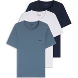 Set van drie katoenen ondershirts