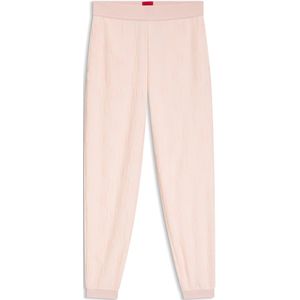 Trainingsbroek met all-over-logopatroon van katoenmix