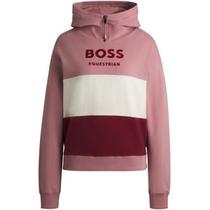 Ruiterhoodie van Italiaanse stretchkatoen