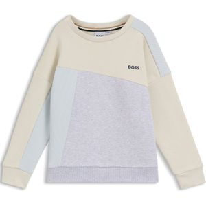 BOSS - Sweatshirt - Lichtbeige Lichtgrijs Pastelgroen Zwart - Normale Pasvorm
