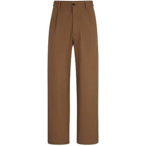 Relaxed-fit broek van katoenen twill met stretch