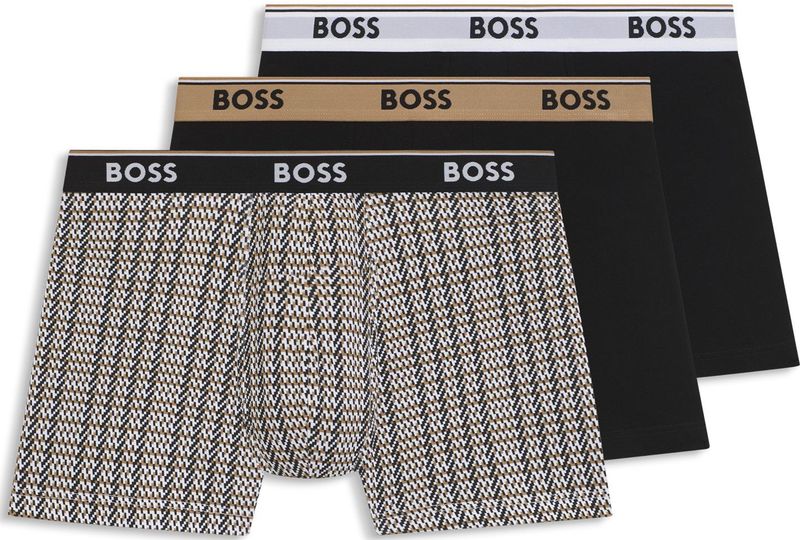 Hugo - Boxer Br 3P Power - Veelkleurig - Katoen - 3-pack