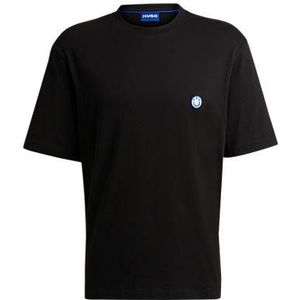 T-shirt van katoenen jersey met Smiley®-logo