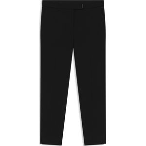 Slim-fit broek van elastisch Punto Milano-materiaal