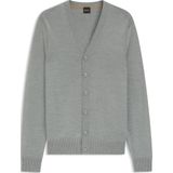 Hugo - Avac_Cd - Cardigan - Grijs - Wolmix - V-hals