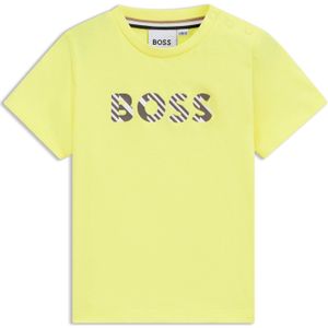 Jersey T-shirt voor kinderen van zuivere katoen met reliëflogo