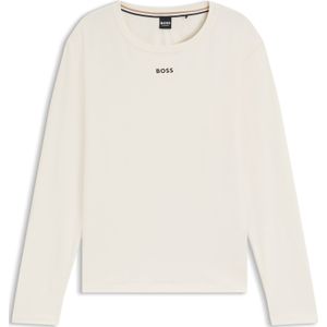 BOSS - Pyjamashirt - Stretchkatoen - Met Logoprint