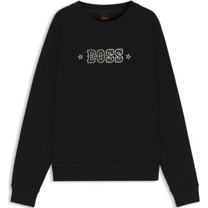 BOSS - Sweatshirt - Katoenen Sweatstof - Met Logodetail