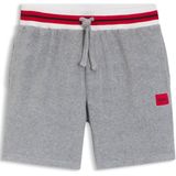 HUGO - Korte Broek - Gemêleerde Badstof - Trekkoord - Duurzame Grondstoffen