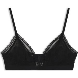 Kanten triangelbeha met logo op de onderband