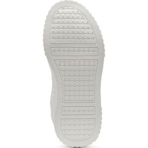 Kindersneakers van imitatieleer met iriserende accenten