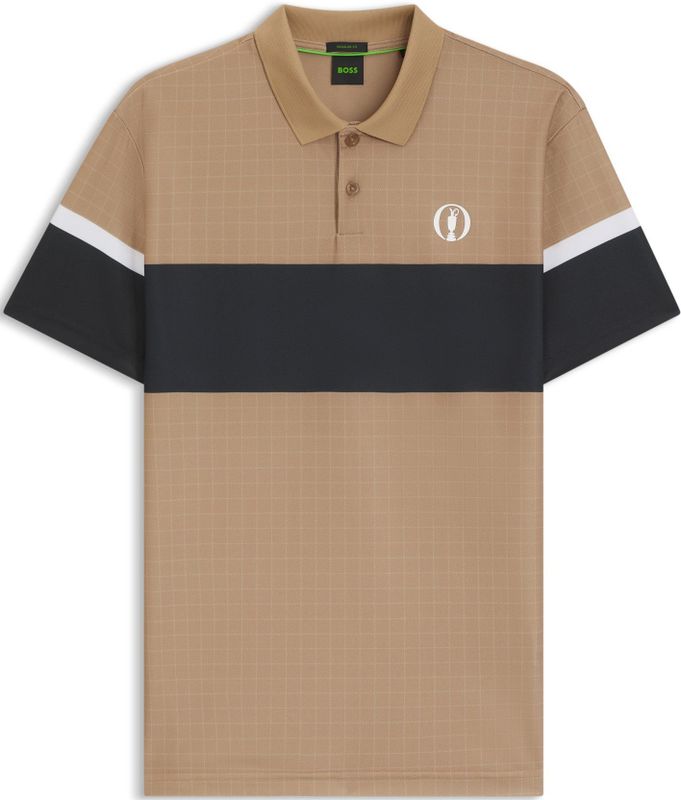 BOSS - 50548813 Paddy The Open - Polo - Beige - Korte Mouwen - Casual