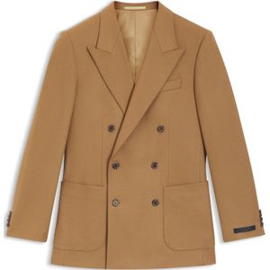 BECKHAM x BOSS double-breasted colbert van wol en kasjmier