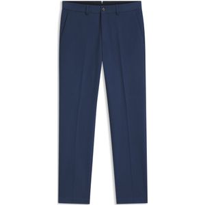 Slim-fit broek van katoen en kasjmier met stretch