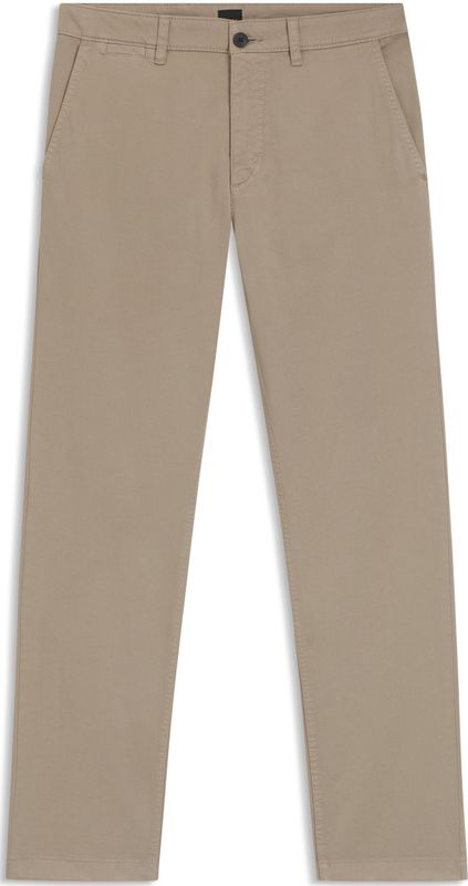 BOSS - Regular-fit - Korte Broek - Elastisch Katoenen Satijn