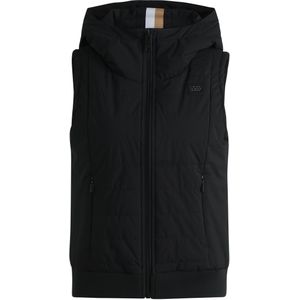 Gewatteerde bodywarmer met logostiksel voor ruiters