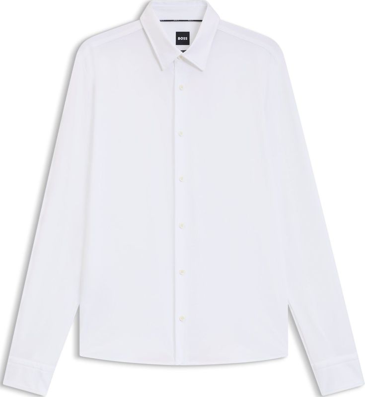 BOSS - P-ROAN - Slim Fit Overhemd - Effen