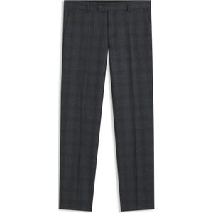 BECKHAM x BOSS slim-fit broek van geruite scheerwol