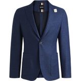 BOSS - Slim-fit Blazer - Zwart - Materiaal met Microdessin