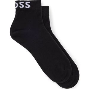 BOSS - Vrijetijdssokken - Kleur: Black - Katoenmix - Set van 2 Paar
