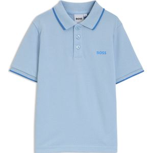 Kinderpolo van katoenpiqué met logoprint