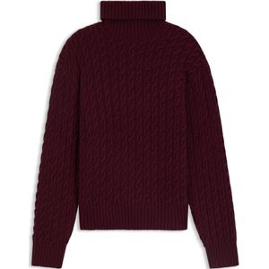 Kabelgebreide trui van wol en kasjmier uit de BECKHAM x BOSS-collectie