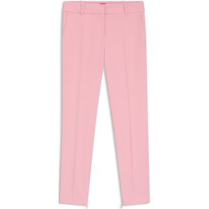 HUGO - Broek - Stretchstof - Zwart - Slim Fit - Ritsen aan Zoom