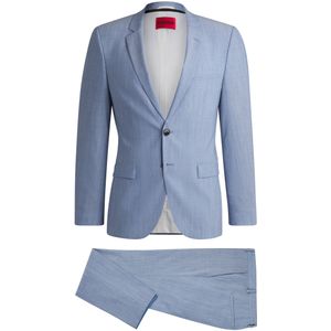 HUGO Menswear - Extra Slim-Fit Pak - Gemêleerde Wolmix