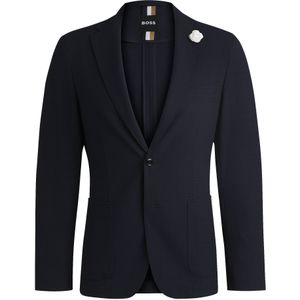 Boss - Blazer - Blauw - Heren - Slim Fit