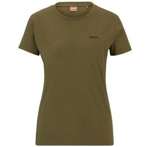 Slim-fit T-shirt van katoenen jersey met logodetail