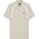 Sneldrogende slim-fit polo van stretchmateriaal