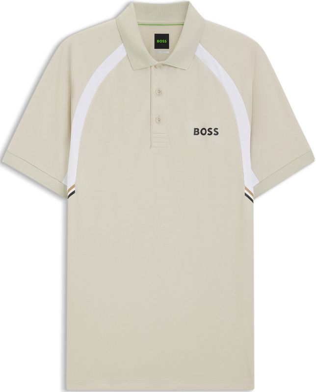 Sneldrogende slim-fit polo van stretchmateriaal