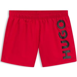 HUGO - ABAS - Zwemshort - Open Pink - Met Grote Hugo Logo-print