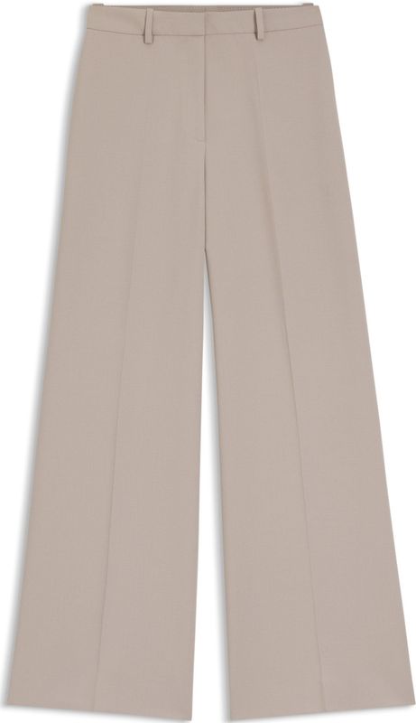 Hugo - Hasmina 10218228 01 - Broek - Hoge Taille - Regular Fit - Wijde Pijp