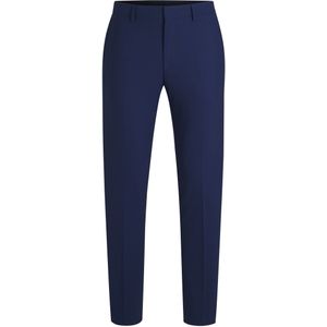 Regular-fit broek van stretchwol