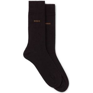 Set van twee paar sokken in standaardlengte van een katoenmix