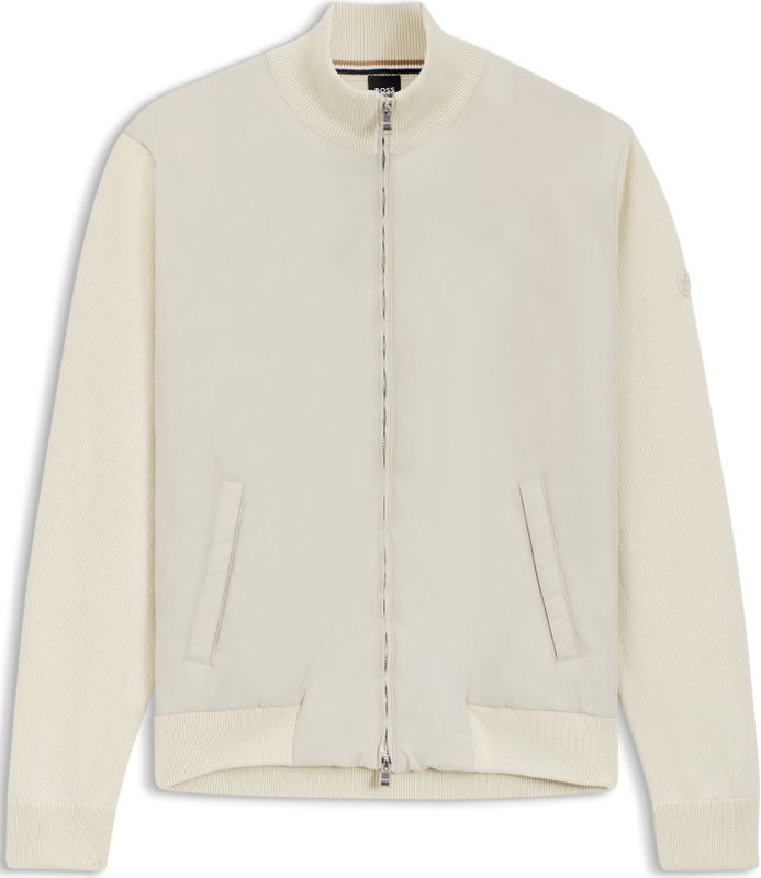 BOSS - Regular-fit Hybride Jas - Met Double B-monogram