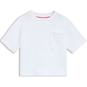 T-shirt van katoenen jersey met opgezette zak voor kinderen