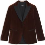 BOSS - HUTSON - Smoking - Slim Fit - Puur Katoen - Effen